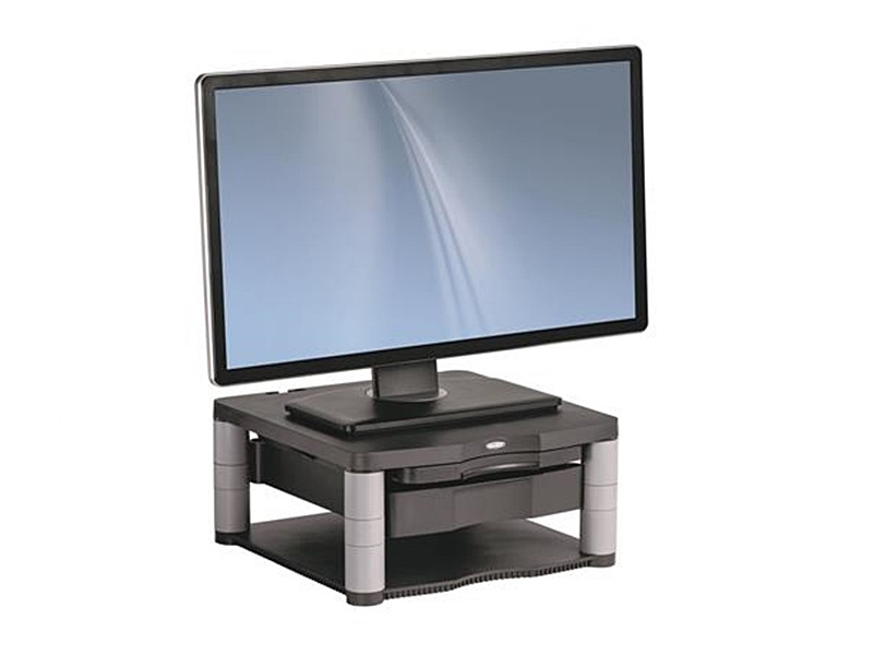 COR-FELLOWES Premium Plus grafitszürke monitorállvány