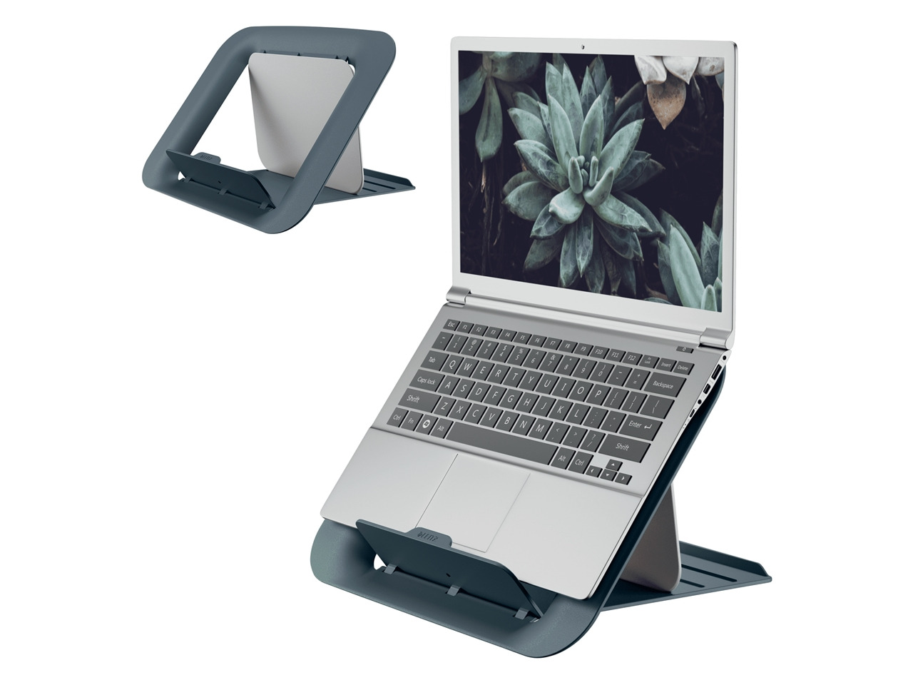 COR-LEITZ Ergo Cosy laptop állvány, bársonyszürke (E64260089)