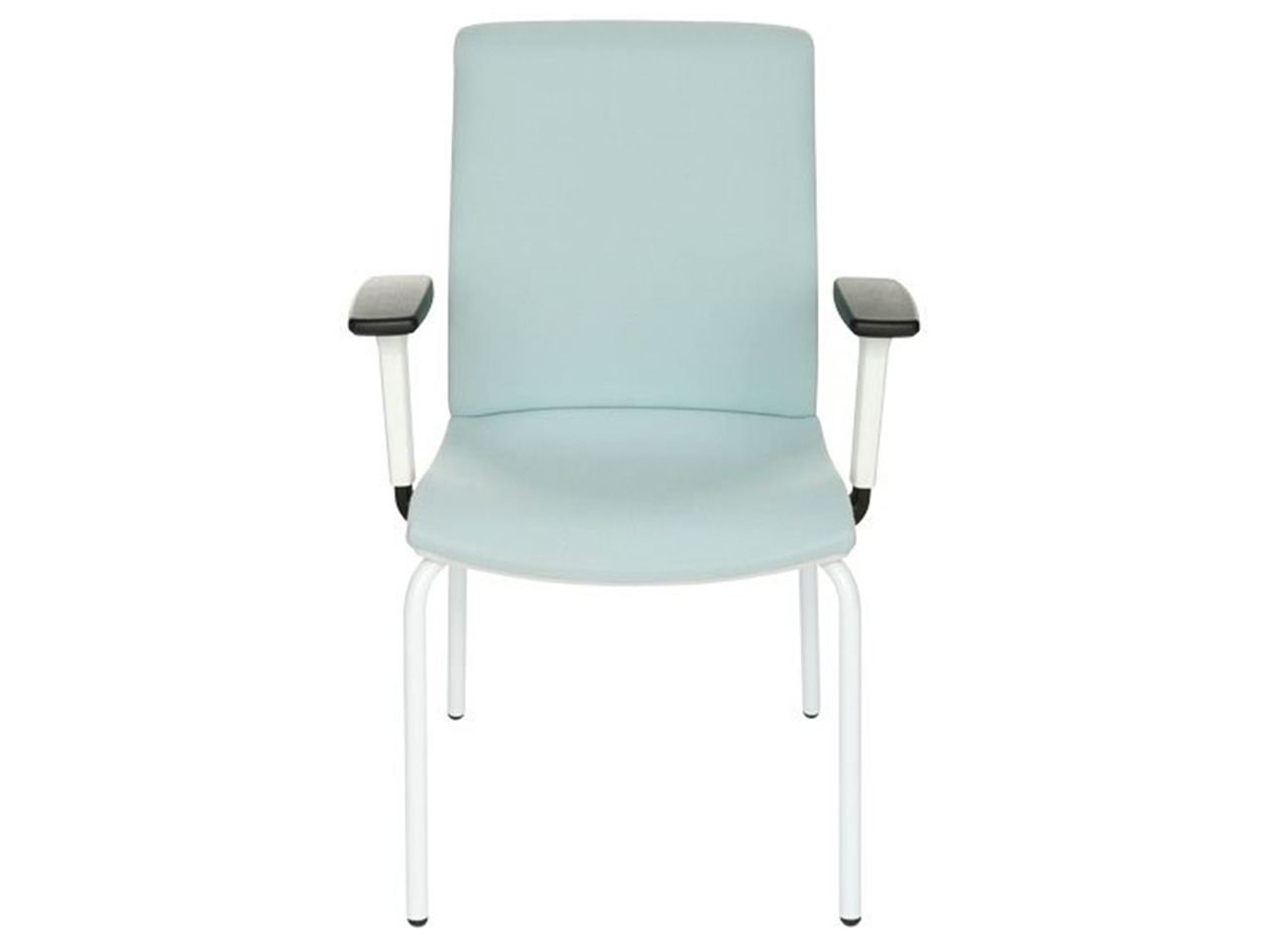 GRO-Level 4L WT R1 White modern tárgyalószék karfákkal