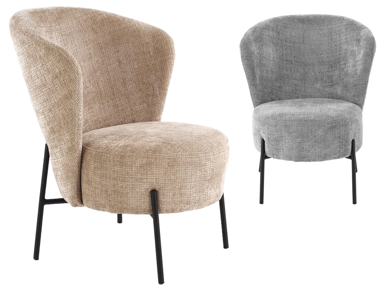 HAL-Cezar design fotel szövetborítással