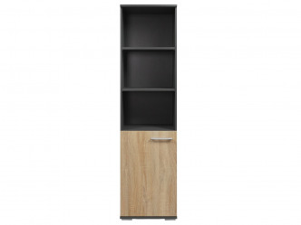 ALB-Modena SZ40/183-2A3P irodaszekrény felül 3 nyitott polccal balos 2
