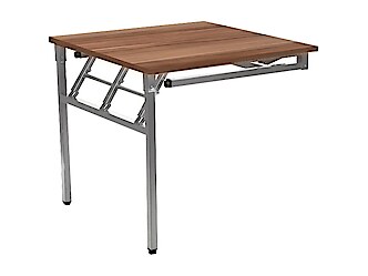 ALB-NY-A024/76 SQ összecsukható asztal szürke vázzal (80 cm) 2