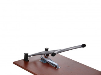 ALB-SC-922-59CH összecsukható asztal krómozott íves lábbal (180 cm) 2