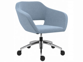 ANT-Belen alu modern design forgószék szövet kárpitozással