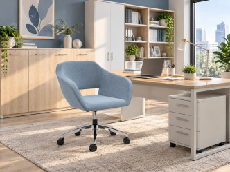 ANT-Belen alu modern design forgószék szövet kárpitozással 2