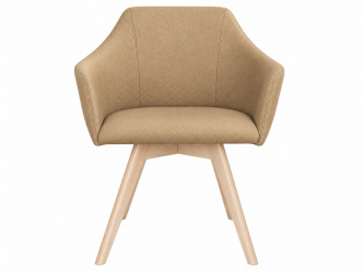 ANT-Ravenna wood favázas szék, textilbőr 2