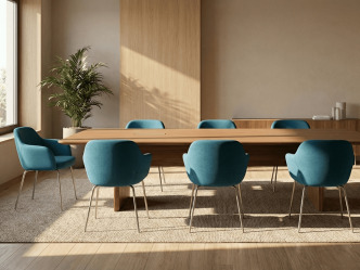 ANT-Rimini visitor modern design tárgyalószék szövet kárpitozással 2