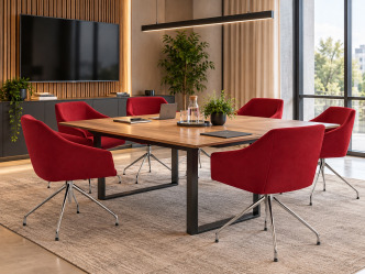ANT-Wind style modern design tárgyalószék szövet kárpitozással 2