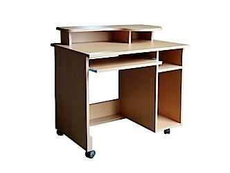 Basic számítógépasztal monitortartóval 3