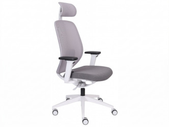 GRO-4U GS HD Grey ergonomikus forgószék deréktámasszal és fejtámlával