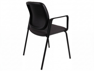 GRO-Aspen 4L BT ARM Black fémvázas tárgyalószék karfákkal 3