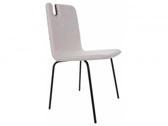 GRO-Falun Steel Black modern fémvázas tárgyalószék