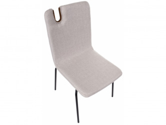 GRO-Falun Steel Black modern fémvázas tárgyalószék 2