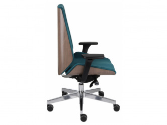 GRO-Moon Wood Chrome vezetői forgószék 2
