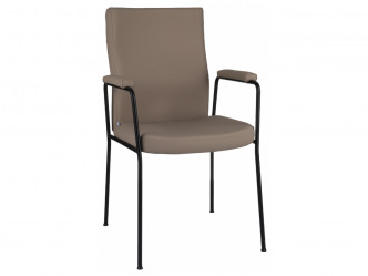 GRO-Team Plus 4L Arm Black konferenciaszék