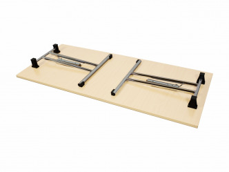 MIK-180/60/25 összecsukható asztal (180 cm), juhar 2