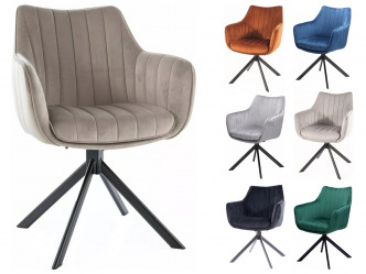 SIG-Azalia Velvet modern fotel szövet kárpitozással