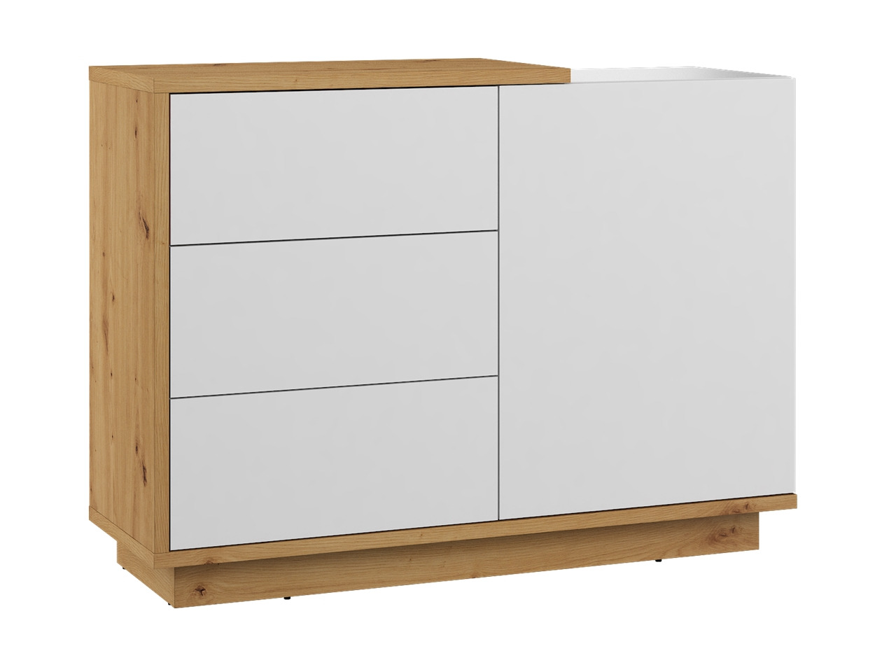 NAP-Hybrid 04 modern komód 3 fiókkal