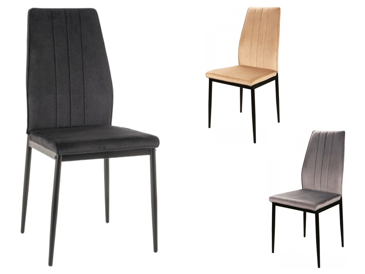 SIG-Atom Velvet modern fémvázas szék