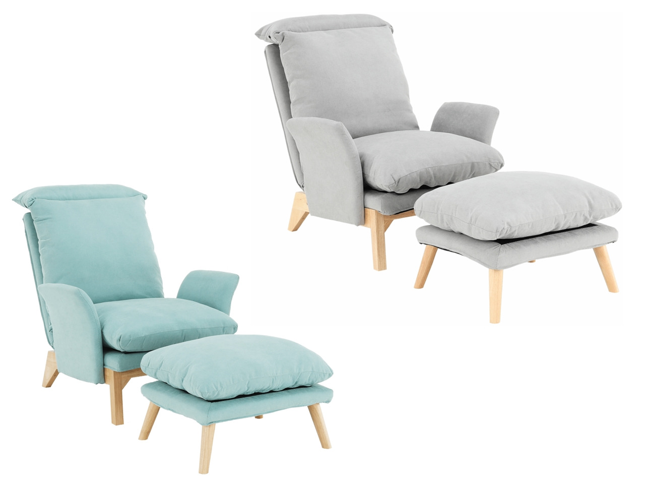 TEM-Zander relax fotel lábtartóval