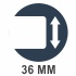 Strapabíró 36 mm vastag asztallappal